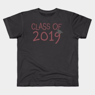 Graduating Class of 2019 sticker, t-shirt, tapestry, mug, magnets Kids T-Shirt